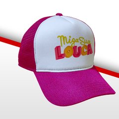 BONÉ MIGA SUA LOUCA PINK TRUCKER - comprar online