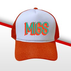 BONÉ MIGS ORANGE INSTA STORIES