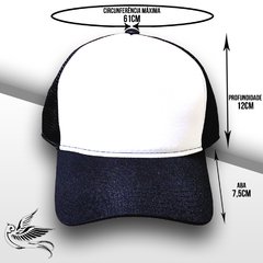BONÉ TRUCKER TRICOLOR SNAPBACK - Pássaro Dourado