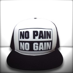 BONÉ NO PAIN NO GAIN ABA RETA