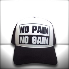 BONÉ NO PAIN NO GAIN BLACK