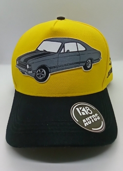 BONÉ OPALA BORDADO AMARELO PREMIUM VINTAGE CLÁSSICO