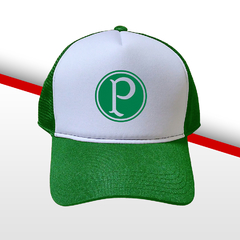 BONÉ PALESTRA VERDE ABA CURVADA VINTAGE FUTEBOL TRUCKER