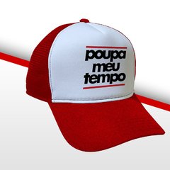 BONÉ POUPA MEU TEMPO RED SNAPBACK - comprar online