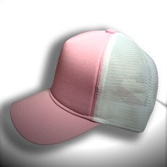 BONÉ BRANCO E ROSA TRUCKER - comprar online