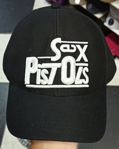 BONÉ SEX PISTOLS BORDADO PUNK ROCK PRETO