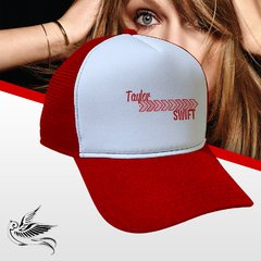 BONÉ TAYLOR SWIFT VERMELHO SNAPBACK TRUCKER - comprar online