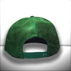 BONÉ VERDE E BRANCO ABA RETA TRUCKER - comprar online