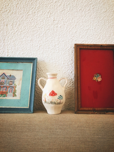 Jarrón de la serie Hongos (Con detalle)