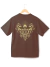 Camiseta Oversized tecido padrão Marrom Alleuila