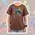 Camiseta infantil Marrom Jesus Splash na internet