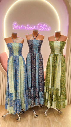 89 - VESTIDO INDIANO LASTEX