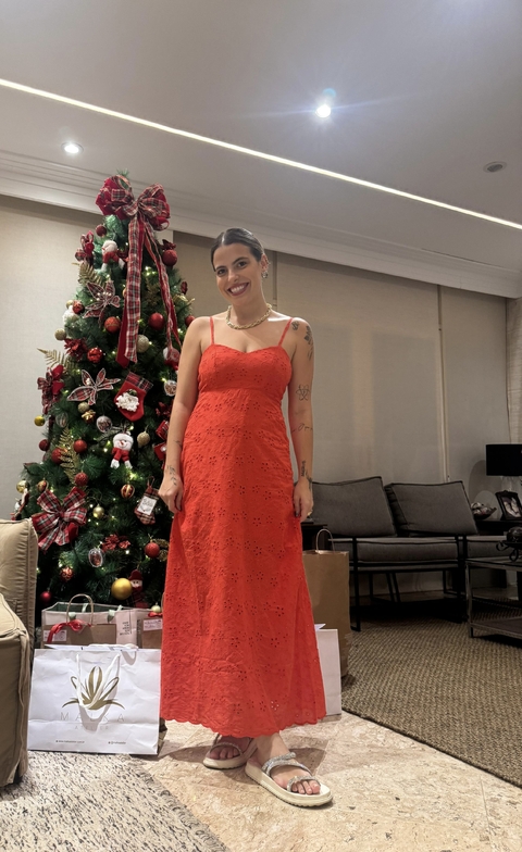 Vestido Ava -Vermelho