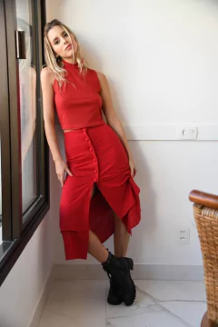 Saia Ray -Vermelha - comprar online