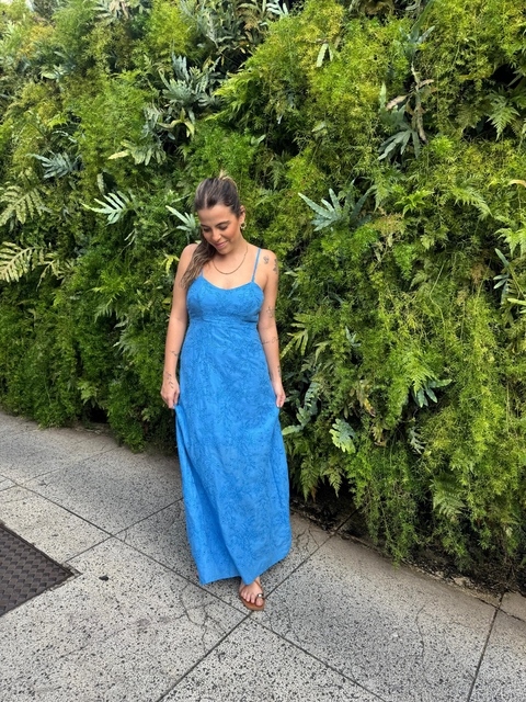 Vestido Ava - Azul
