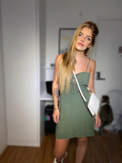 Vestido Thayla - Verde - Malka Atelier