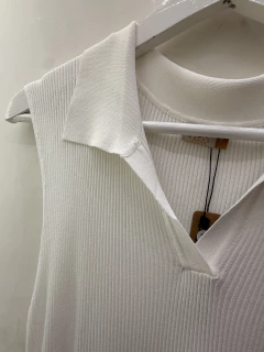 Regata Polo - Off White - Malka Atelier