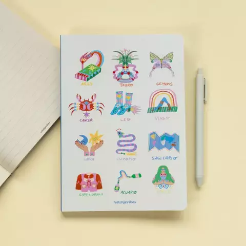 Cuaderno A5 12 Signos - Rayado