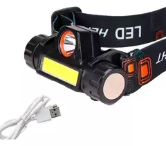 LINTERNA MINERA RECARGA USB