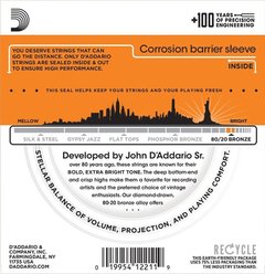 Daddario Ej10 80/20 Encordado Para Guit Acustica 010 - 047 en internet
