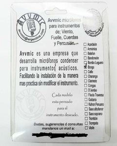Avv Mic Microfono Para Bongo Unidades Edenlp - EdenLP Instrumentos Musicales