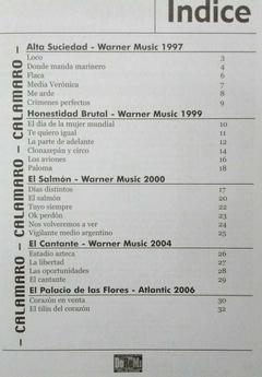 Doremi Cancionero Andres Calamaro Acordes Guitarra Y Teclado - comprar online
