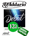 Daddario Debut D310 4/4m Encordado Medium Para Violin 4/4 - comprar online