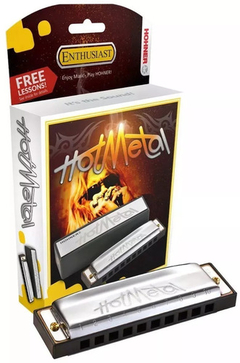 Hohner Hot Metal Armonica Diatonica En Bb (si Bemol)