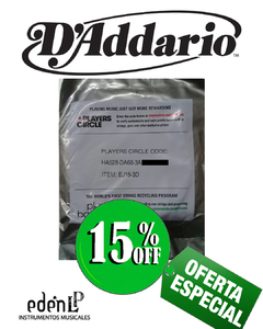 Daddario Ej15 3d Cuerdas P/ Guitarra Acústica 010-047 (SIN CAJA) - comprar online