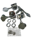 Interdrums Am-cl2+2 Clavijas Cromadas Para Bajo 2 + 2
