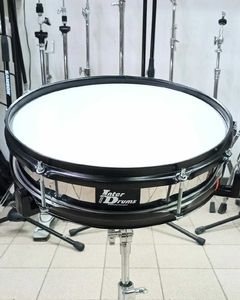 Interdrums ID-16103 Redoblante Chato 14'' Acero Inox Edenlp - tienda online