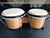 Quicktension Zhbg-01-dw Bongo De Madera 6/7 Parche De Cuero