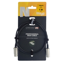Stagg Nmd1r Cable Midi - Midi 1 Metro Ficha Din 5 Pines