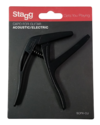 Stagg Scpxcubk Capodastro Para Guitarra Acústica Y Eléctrica