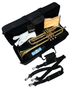 Stagg Wstr115 Trompeta Bb Cuerpo Laton C/estuche Soft en internet