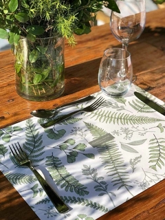 Individual Hojas de Botánica Verde - comprar online