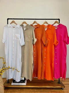Vestido camisero Mora - tienda online