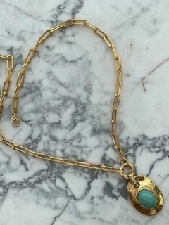 Collar Tavos Dorado y negro - comprar online