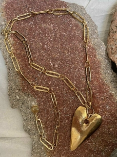 Collar Corazón Dorado - comprar online