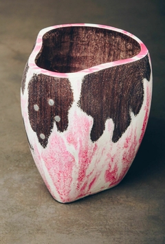 Mate Simple dos colores - Blanco y Fucsia