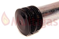 TIRAJE ARMADO ESTUFA RHEEM SAIAR. DIAM 54MM, 90MM