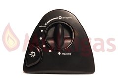 ADORNO FRENTE CALEFON UNIVERSAL CU130/140. NEGRO OVALADO