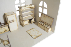 Combo Casa De Muñecas + 30 Muebles