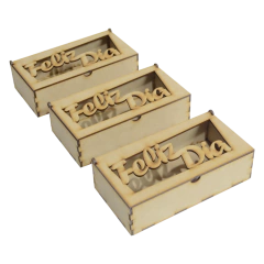 Cajas bomboneras 20x10cm "Feliz dia" - Pack por 10 Unidades! en internet