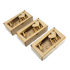 Cajas bomboneras 20x10cm "Te amo" - Pack por 10 Unidades! en internet