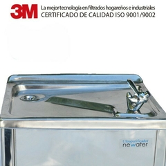 Bebedero inox. 40 litros agua refrigerada con filtro 3M incorporado - comprar online