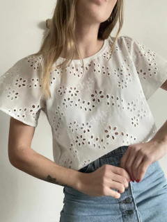 Blusa Flamingo manguita Princesa