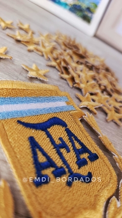 Pack Estrellas Bordadas - ARGENTINA CAMPEON- - comprar online