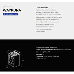 TST WAYCUNA (con rejilla de fundición) en internet
