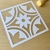 Stencil Azulejo flor Cod.1261 - 15x15cm